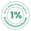 1% van onze omzet gaat naar het Kinderkankerfonds